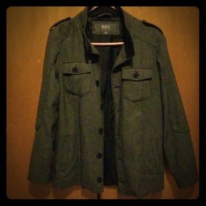Buckle Wool Winter Jacket